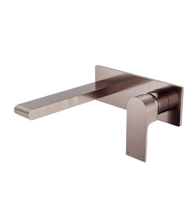 BIANCA WALL BASIN/BATH MIXER 187/230 MM BRUSHED BRONZE
