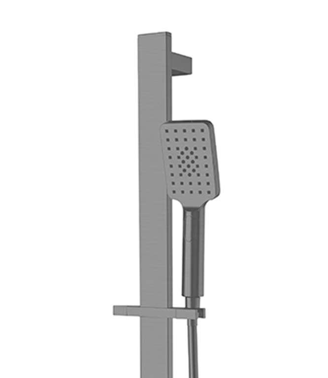 CELIA NEW SHOWER RAIL GUN METAL (NR316GM)