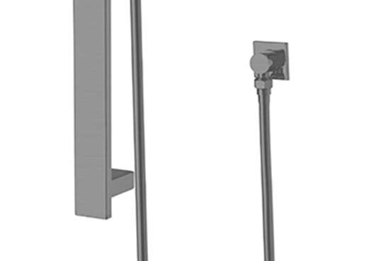 CELIA NEW SHOWER RAIL GUN METAL (NR316GM)