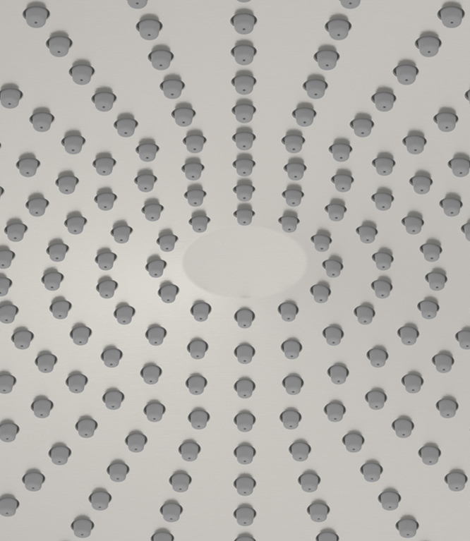 OPAL 250MM SHOWER HEAD BRUSHED NICKEL (NR508079BN)