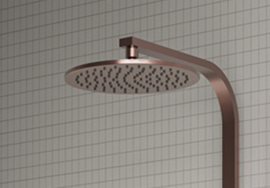 BIANCA TWIN SHOWER BRUSHED BRONZE (NR250805FBZ)