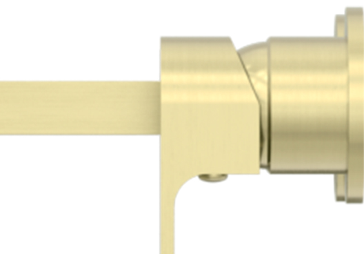 BIANCA WALL BASIN/BATH MIXER SEPARATE BACK PLATE 187/230MM BRUSHED GOLD