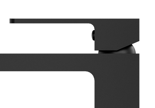 CELIA BASIN MIXER BUILDERS RANGE MATTE BLACK (NR301502MB)