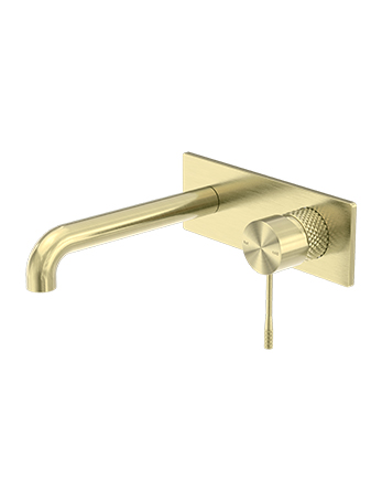 OPAL WALL BASIN/BATH MIXER 120/160/185/230/260MM BRUSHED GOLD